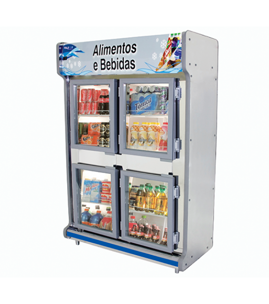 Refrigerador Comercial 4 portas - Polofrio